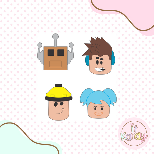 Roblox inspired multi pc cookie cutter kit S2