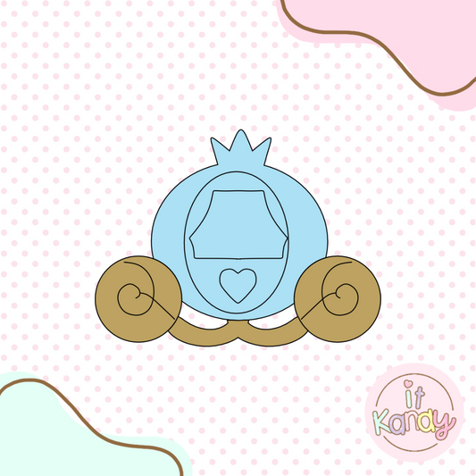 Princess carriage multi pc cookie cutter