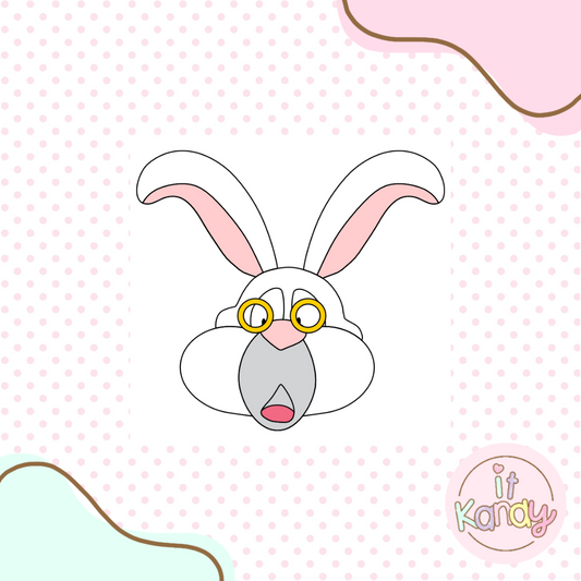 White rabbit  multi pc cookie cutter