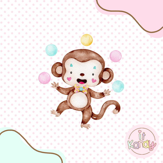 Circus monkey multi pc cookie cutter