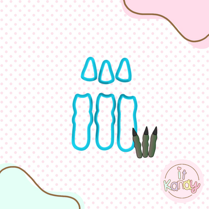 Dinosaur claw multi pc cookie cutter
