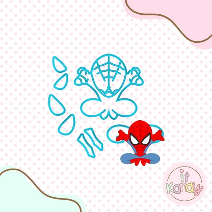 Spiderman inspired multi pc cookie cutter S4