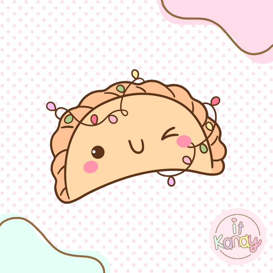 Taco cookie cutter and stamp set
