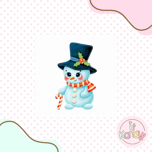 Snowman cookie cutter and stamp set