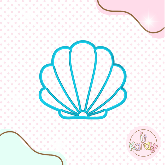 Sea shell cookie cutter