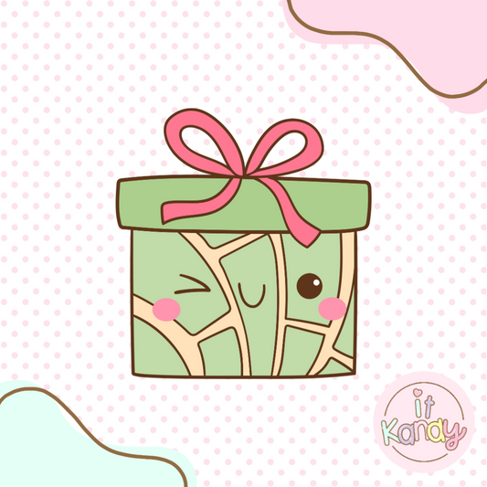 Gift concha cookie cutter and stamp set