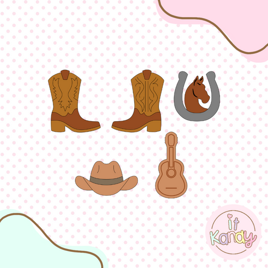 Cowboy multi pc cookie cutter kit