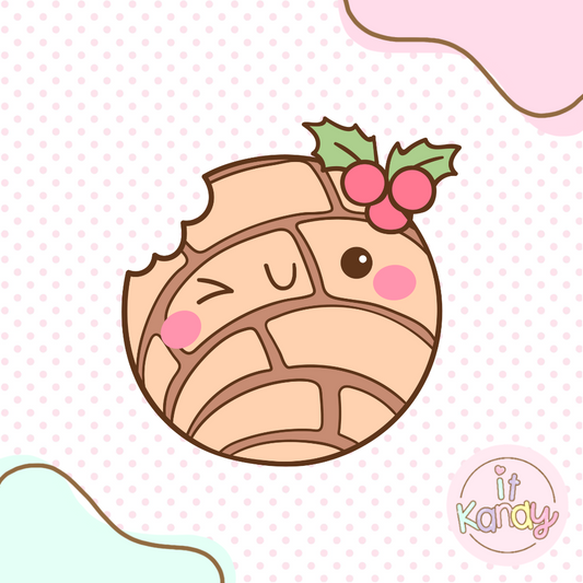 Cute concha cookie cutter and stamp set