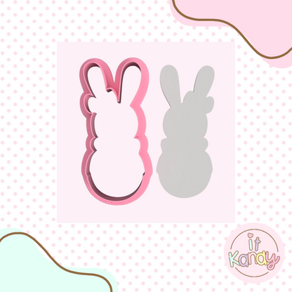 Baby bunny rattle cookie cutter