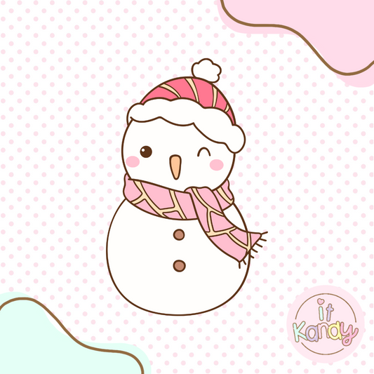 Mexican snowman cookie cutter and stamp set