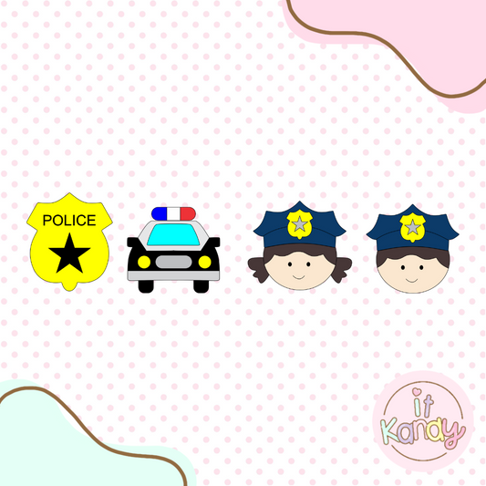 Police multi pc cookie cutter kit