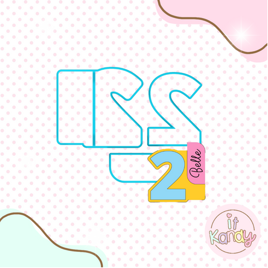 Number frame Multi pc cookie cutter