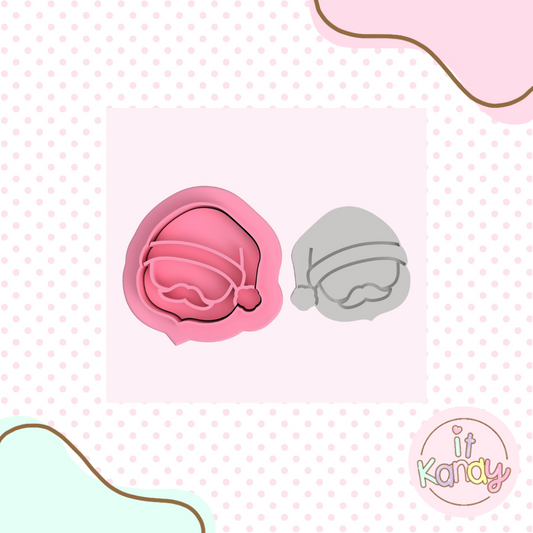 Santa cookie cutter and stamp set