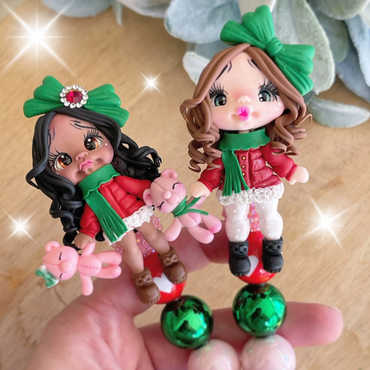 Christmas girl cookie scribe