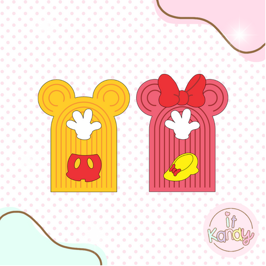 M mouse inspired frame cookie cutter