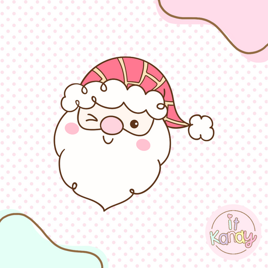 Mexican santa  cookie cutter and stamp set
