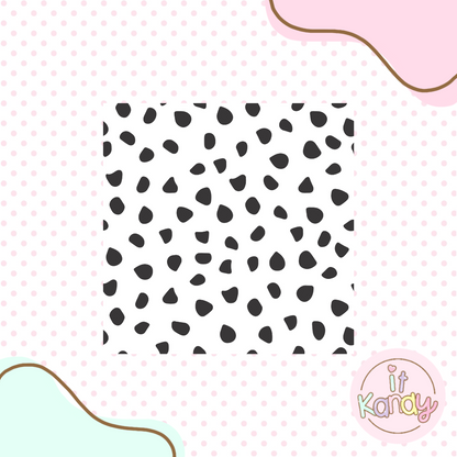 Chocolate chip pattern acrylic embosser