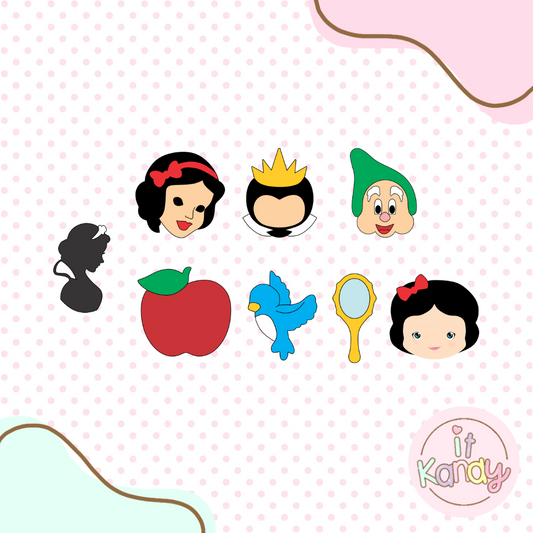Princess elements multi pc cookie cutter kit S2