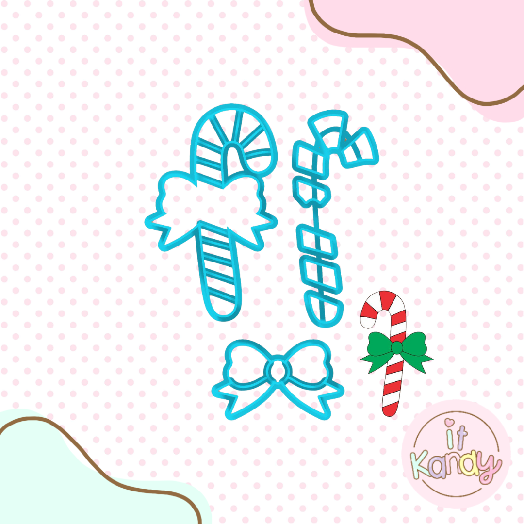 Candy cane multi pc cookie cutter