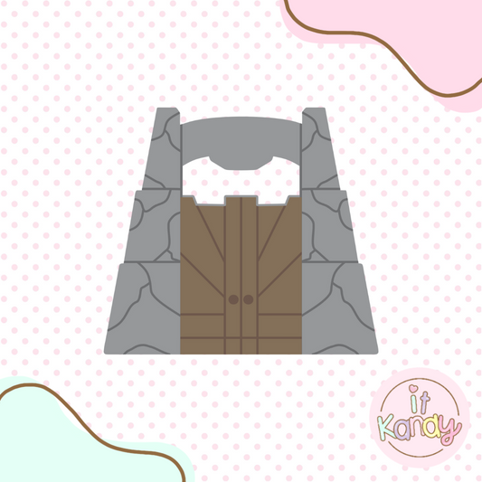 Jurassic gate multi pc cookie cutter
